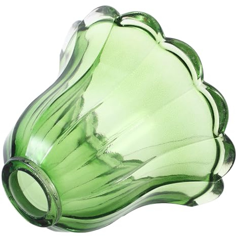 GETAJGHSD E14 Glass Lamp Shade Replacement Green Glass Wall Light and Bedside Lampshade Easy Install