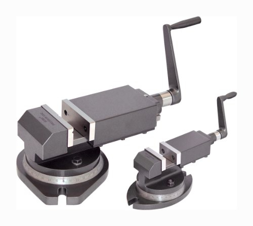 Präzisions-Frässchraubstock 100 mm Backenbreite mit Drehteller