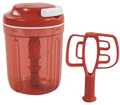 TUPPERWARE Chef Multi-Chef rot D169 zum Zerkleinern & Aufschlagen Speedy Girl