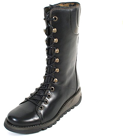 FLY London Damen Ster768fly Stiefel, Schwarz, 40 EU
