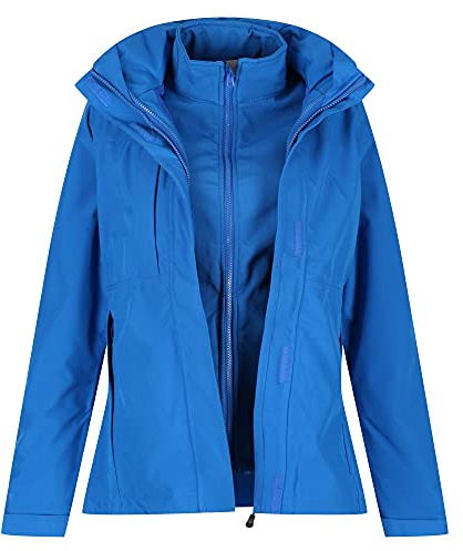 Regatta Professional Women's Kingsley Waterproof Stretch 3 in 1 Jacket, Aux femmes, Blue, 14