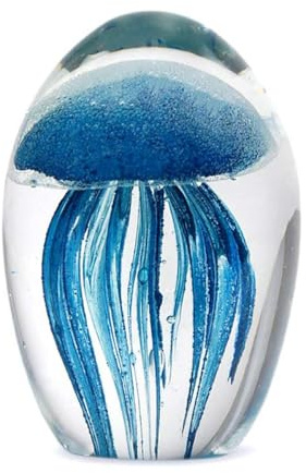 Signes Grimalt Sigris - Pisapapeles Cristal Medusa Azul 10 cm