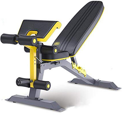 ZXQZ Trainingsbank Flachbank, Gewerbe Fitness Chair Sit-ups Fitnessgeräte Haushalt Multifunktionale Aid Fliegen Vogel Hantel Bank hantelbank klappbar