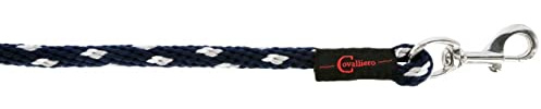 Führstrick Cora, Karabiner dunkelblau,grau,weiß