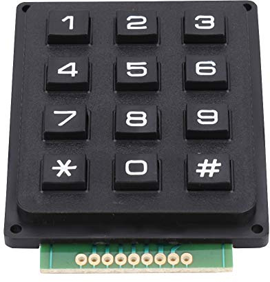 Teclado 3x4 para MCU Teclado de 12 Botones para microcontrolador de un Chip Teclado Externo para MCU