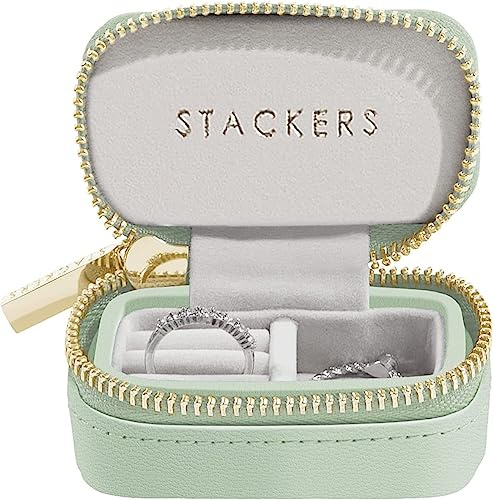 Stackers Kleines Schmuckkästchen für unterwegs, Salbeigrün