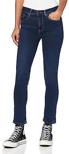 Levi's 724 High Rise Straight, Jeans Donna, Blu (Bogota Sass), 24W / 28L