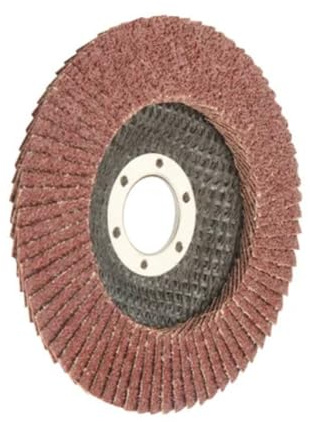 Garden Mile Pack Of 4 Flap Discs 115mm 40 Grit Sanding Discs For Angle Grinder Heavy Duty Aluminium Oxide Flap Wheel Abrasive Pads For Sanding And Grinding Metal And Wood