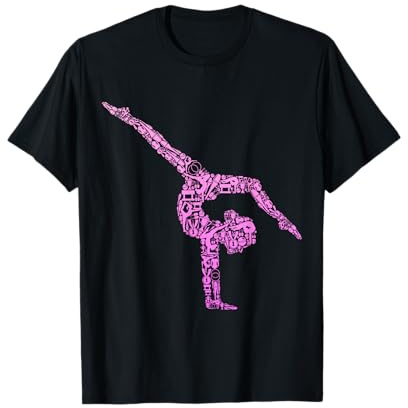 Turnen Turnerin Gymnastik Kinder Mädchen T-Shirt