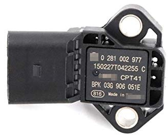 LOGEA Drucksensorschalter 03G906051E 0281002977 Genuine Kompatibel mit VW Kompatibel mit Audi A4 A8 Sitz Sitz Kompatibel mit Skoda Ansaugstutzen Luftdrucksensor MAP Sensor