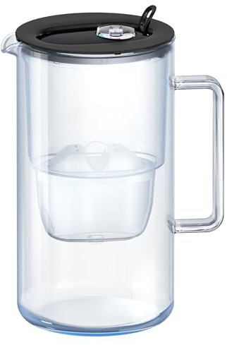 AQUAPHOR Jarra filtrante de Vidrio (Negro)