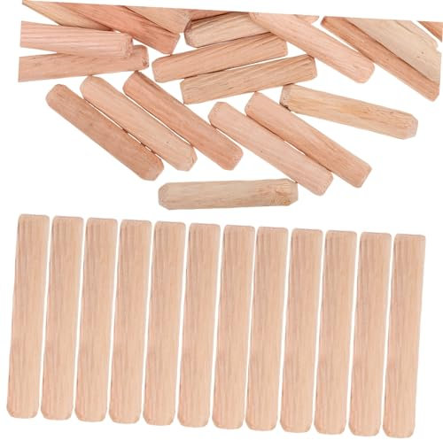 Mobestech Pasadores de Madera Lisos Clavijas de Madera para Ensamblar Muebles de Carpintería
