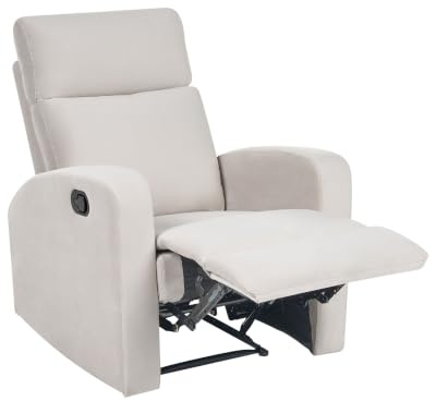 Modern Manuell Vilsoffa 2-sits Sammetstyg Off-white Verdal