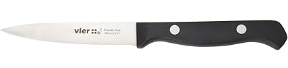 VIER - Cuchillo pelador hoja en punta de 9cm de hoja (3,5 pulgadas), resistente al uso intensivo. Hoja inoxidable