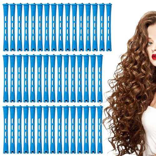40 Pezzi Bigodini per Boccoli dei Capelli, Bigodini Piccoli, Heatless Hair Curler per i Capelli Capelli Corti Lunghi Che Modellano lo Strumento i Bigodini dei Capelli Bigodini per Permanente
