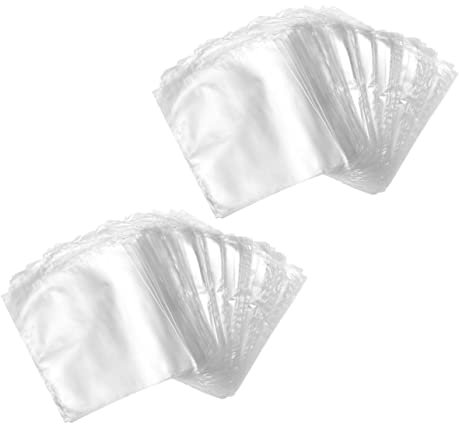 Sewroro 200stücke Wasserdichter Beutel Aus Schrumpffolie Transparente Kunststofffolien Taschen Für Ätherische Ölmischungen Und Wimpernflaschen Dicht Verschließbar Und Platzsparend