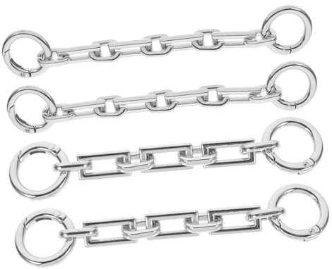 Tofficu 4stücke Geldbörsenriemenverlängerung Kette Geldbörsenverlängerungskette Für Taschen Riemenverlängerung Für Umhängetaschen Damentaschenriemenkette Geldbörsenverlängerungen Für Tasch
