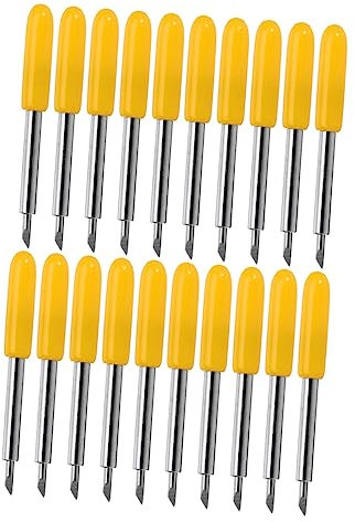 CAXUSD 50pezzi Lame Ricambio Per Taglierine Utensili Taglio Per Plotter in Vinile Accessori Per Lettering Lame Taglio