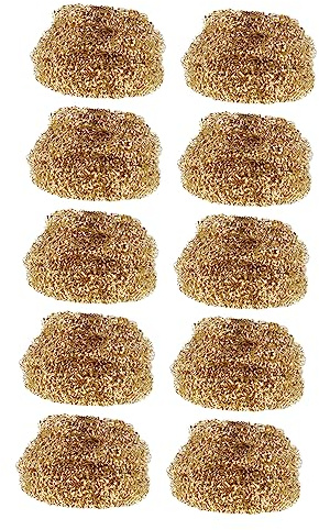 Gatuida 10pezzi Spugna Per Pulizia Delle Punte in Ottone Detergente Per Punte Di Saldatura in Ottone Punta Per Ferro Sfera Rettangolare Sfere Per Pulizia in Kit Di Accessori Per Saldatura
