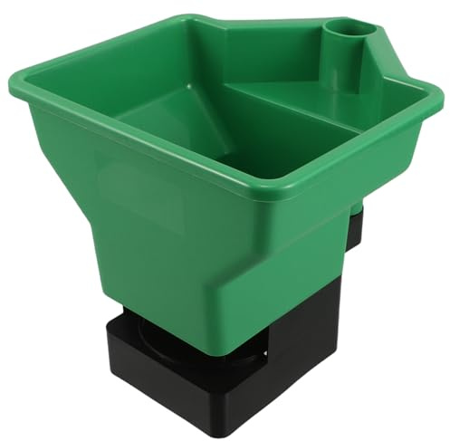 SOIMISS Semoir de Jardin Compact Manuel Vert – Épandeur Portatif à Manivelle en Plastique Résistant – Outil de Semis Précis pour Légumes Gazon et Plantation de Carottes – Jardinage