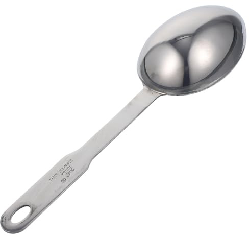 PACKOVE Cucchiaino Dosatore in Acciaio Inox 1/3 Cup Piccolo per Cucina e Bar, Misurino per Cereali e Polveri con Manico Ergonomico, Utensile Compatto per Dosaggi Precisi