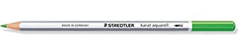 Staedtler 125-52 karat aquarell Farbstift, wasservermalbar, 6 Stück im Kartonetui, saftgrün