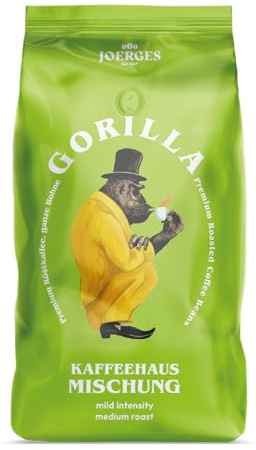 Joerges Gorilla Kaffeehaus-Mischung, 1 kg (Die Verpackung kann variieren)