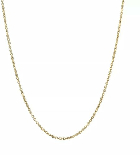 Pandora Icons Collar chapado en oro de 14 quilates, 45