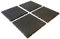 Aslon Black Rubber Playground Tile - 400x400x25mm - Pack of 4