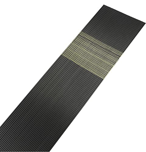 SHARROW Carbonpfeile Schaft Carbon Pfeilschaft 32 Zoll Spine 300-1000 Pfeilwellen aus Reinem Kohlefaser ID 3.2mm Pfeilschäfte für Hausgemachte Pfeile (12, Spine 500)