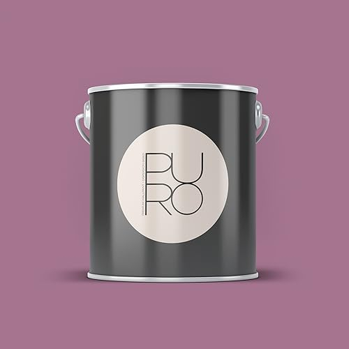 Livingwalls PURO Premium Wandfarbe c2011 - Malerfarbe mit sehr hoher Deckkraft - matte hochwertige Innenfarbe in Violett - 2,5l