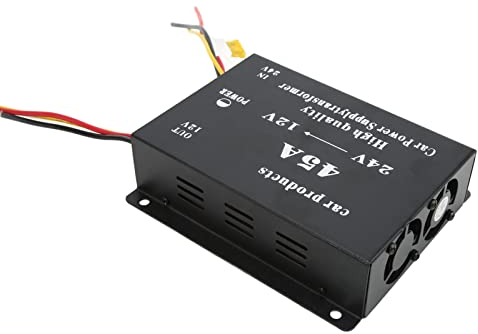 Professioneller DC24V-zu-12V-Konverter, Kurzschlussschutz, Kfz-Spannungsreduzierer-Modul mit Umweltfreundlichem Design für Busse, LKWs, Car-Audio (45A)