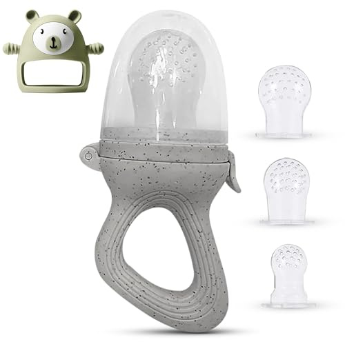 bemacool Babyknabber + Beißring für Babys | 3 bis 36 Monate | Entwöhnungsset und Zahnentlastung | sicher und BPA-frei | spielerisch | ideal für die Ernährung
