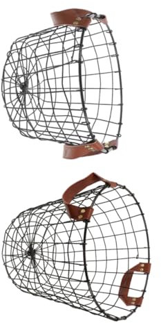 TINEASUR Panier en Métal Noir pour Bois de Chauffage, Grosse Capacité, Design Pliable avec Poignée, Rangement Multi-usage pour Extérieur, Lot de 2 Pièces