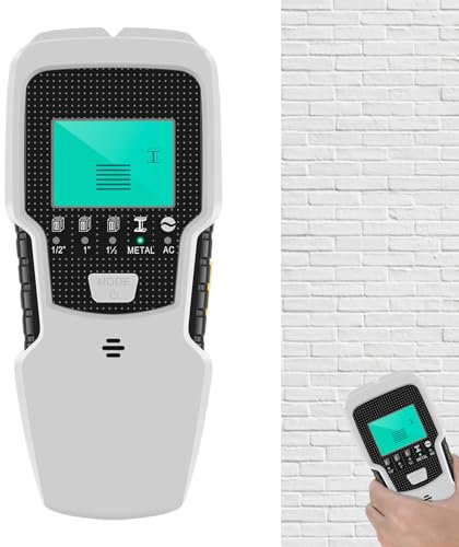 Scanner da parete Stud Finder, Scanner da parete Wood Finder,Rilevatore da parete con precisione migliorata con display LCD - Scanner per pareti con suono di avviso, rilevatori di raggi con sensore er