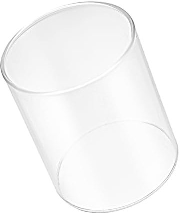 FONDOTIN Cuenco para Servir Ensalada y Alimentos Transparente de Vidrio 10 Cm Diámetro 15 Cm Alto, Vajilla de Cristal para Restaurante y Hogar, Recipiente Gastronómico Versátil