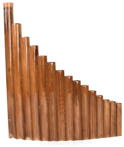 Panflöte Music Lover 15 Pipe G Key Panflöte Traditionelles Holzblasinstrument