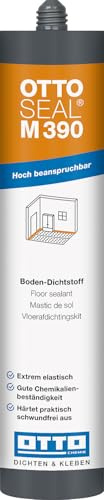 OTTO-SEAL M390 310 ml Kirschbaum Hochleistungs-Bodenfugen-Dichtstoff, 1K-Hybrid-Polymer, Elastisch, Chemikalienbeständig, Silikonfrei, Überstreichbar, Witterungsbeständig, Innen- & Außenbereich