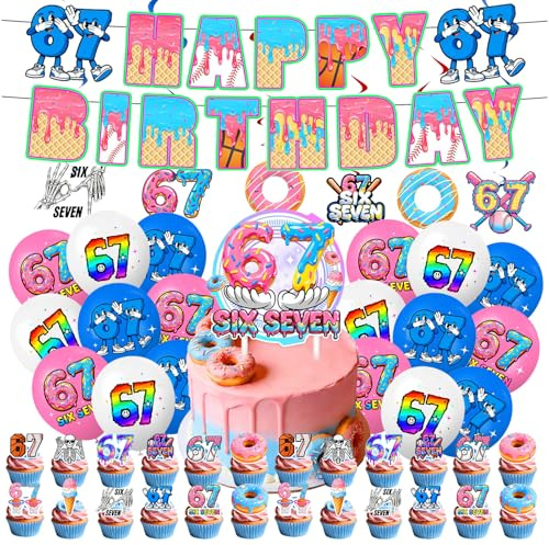 Siix Sevven Decoracion Cumpleaños, Siix Sevven Globos de Cumpleaños | Globos, Pancarta, Accesorios Para Fiesta