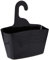 douceur d'intérieur, Panier de Douche (23.5 x 8.5 x 25.5 cm) Vitamine Noir, Plastique