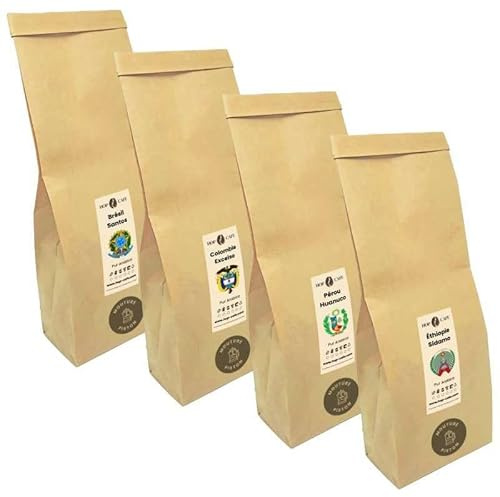 Offre Découverte Cafés Doux Moulus pour Cafetière à Piston - medium_roast - 4 x 125g