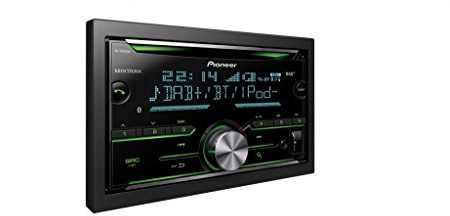 Pioneer FH-X840DAB, 2DIN Autoradio, CD-Tuner mit FM und DAB+, Bluetooth, MP3, USB und AUX-Eingang, RGB – Beleuchtung, Freisprecheinrichtung, 13- Band Equalizer