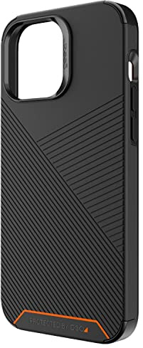 ZAGG Gear4 Denali D30 Protective Case for iPhone 13 Pro Max, Hard Case, Shockproof, Wireless Charging, MagSafe, (Black)