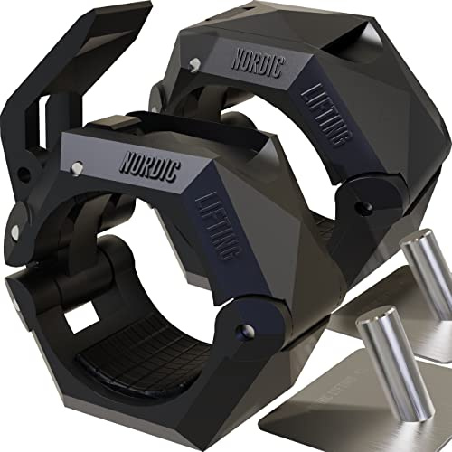 Nordic Lifting Hantelclips (2er Pack) für Crossfit & Gewichtheben - Klemmen für Jede 2-Zoll-Olympiastange