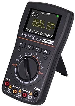 PIGENE Generatore di segnali di Corrente Multimetro for oscilloscopio Digitale con Larghezza di Banda di 1 MHz Frequenza di campionamento di 2,5 Msps Oscilloscopio Grafico Intelligente