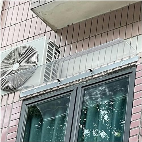Vordach Für Haustür,Transparente Unsichtbare Überdachung, Ohne Halterung, Lichtfilternder Sonnenschutz, Für Die Haustür, Warmwasserbereiter, Elektrokasten