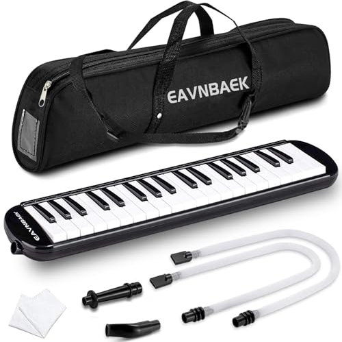 Eavnbaek 37 Keys Melodica Instrument Soprano Air Piano Keyboard Pianica
