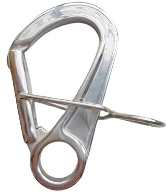 Stainless Steel 316 Butt Hook Kayak Boat Mooring Hook, Docking and anchoring Equipment Safety Protection Hook, Quick Release Hook (1)