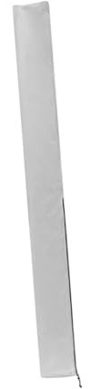 DimyFew Wäscheleinen Abdeckung, Wäscheleinen Schutz, Outdoor Schirm Wäscheleinen Abdeckung für Garten, Terrasse, 16x16x165cm Silber