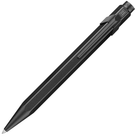 Caran d'Ache 849™ Black Code Kugelschreiber aus Aluminium, Schwarz, Stärke: 0,7 mm, 0850.496